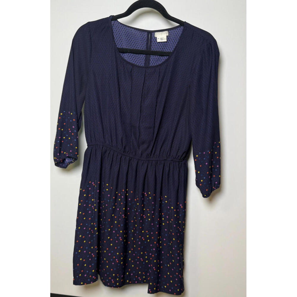 Cooperative‎ Women's Blue Confetti Casual Party Dress Size M
